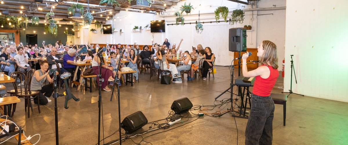 Live Madeline Music showcase with audience